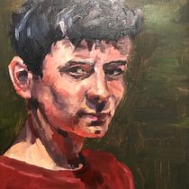 My project for course: Portrait Painting with Oil: Explore Light and Shade. Painting, and Oil Painting project by hcrawford - 08.19.2023