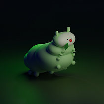 Una oruguita Ein Projekt aus dem Bereich Traditionelle Illustration, Design von Figuren, Digitale Illustration, 3-D-Modellierung und Manga von Maica Prados - 16.08.2023