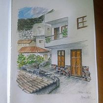 Mi proyecto del curso: Dibujo arquitectónico con acuarela y tinta. Sketching, Drawing, Watercolor Painting, Architectural Illustration, Sketchbook & Ink Illustration project by jrlp49 - 08.09.2023