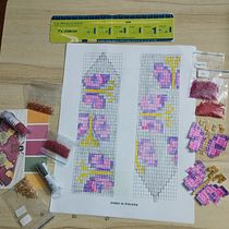 Mi proyecto del curso: Diseño y creación de joyería con mostacillas. Accessor, Design, Arts, Crafts, Jewelr, Design, and Fiber Arts project by Susana Flores Tapia - 08.24.2023