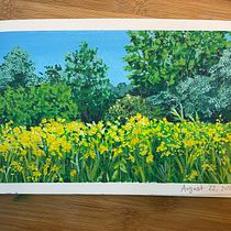 My project for course: Landscape Painting with Gouache for Beginners. Fine Arts, Painting, Naturalistic Illustration, and Gouache Painting project by sarahpconstantine - 08.22.2023