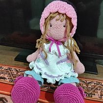 Mi proyecto del curso: Elaboración de muñecas amigurumi románticas Ein Projekt aus dem Bereich Amigurumi, H, werk, Spielzeugdesign, Weben, Crochet und Textildesign von Gabriela Bustos - 21.08.2023