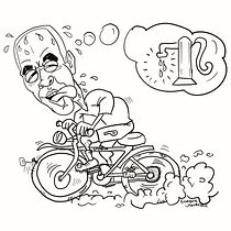 Mój projekt z kursu: Grafitowy portret karykaturalny. Ilustração tradicional, Desenho, e Desenho de retrato projeto de grzejare - 23.08.2023