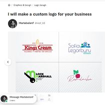 Mi proyecto del curso: Freelance: comienza tu carrera creativa con Fiverr Ein Projekt aus dem Bereich Grafikdesign und Logodesign von Maria Belén Fernández - 15.08.2023