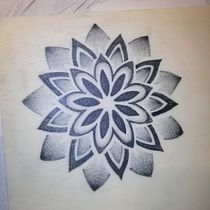 Mandala. Tattoo Design project by Carla Vergara - 08.23.2023