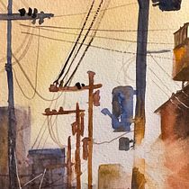 My project for course: Expressive Watercolor Painting: Create Compelling Illustrations. Projekt z dziedziny  Sztuki piękne,  Malarstwo i Malowanie akwarelą użytkownika amygennarobarrett - 25.08.2023