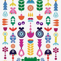 Il mio progetto del corso: Design di motivi tessili per l’arredamento d’interni . Un projet de Création de motifs, Illustration vectorielle, Illustration numérique , et Estampe de Maria - 25.08.2023
