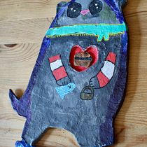 Mon projet du cours : Papier mâché pour débutants : sculptez un personnage coloré. Traditional illustration, Character Design, To, Design, Art To, s, and Creating with Kids project by vegetalopes - 08.25.2023