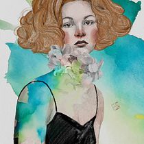 Il mio progetto del corso: Ritratto illustrato con Procreate. Projekt z dziedziny Trad, c, jna ilustracja, Grafika wektorowa, Ilustracja c, frowa i Portret użytkownika Deborah Cutillo - 25.08.2023