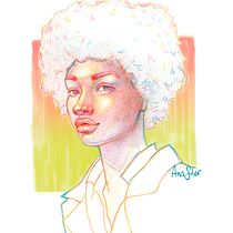 Mi proyecto del curso: Dibujo de retratos llamativos con lápices de colores. Drawing, Portrait Drawing, Sketchbook, and Colored Pencil Drawing project by Ana María Soler Lajarín - 08.25.2023