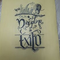 Mi proyecto del curso: Lettering para tatuajes. Projekt z dziedziny  Kaligrafia, T, pografia i Projektowanie tatuaż użytkownika neryromero8642 - 26.08.2023