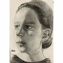 Meu projeto do curso: Retrato realista com lápis grafite. Ilustração tradicional, Artes plásticas, Esboçado, Desenho a lápis, Desenho, Desenho de retrato, Desenho realista, Desenho artístico, e Desenho anatômico projeto de braga.biabbm - 15.03.2021