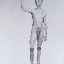 Mi proyecto del curso: Dibujo realista de la figura humana. Traditional illustration, Fine Arts, Sketching, Pencil Drawing, Drawing, Realistic Drawing, and Figure Drawing project by Salvador Jiménez Ruiz - 08.26.2023