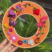Mi proyecto del curso: Bordado en doble bastidor con puntadas en relieve. Un projet de Broderie , et Design textile de Ruth Rey - 26.08.2023