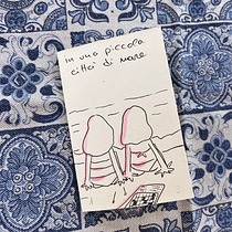 Il mio progetto del corso: in una piccola città di mare. Un progetto di Illustrazione tradizionale, Fumetto e Disegno di Ilaria - 26.08.2023