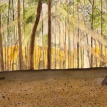 My project for course: Dreamy Watercolor Landscapes: Paint with Light. Un projet de Aquarelle de ksteelman5419 - 25.08.2023
