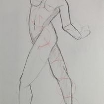 Mi proyecto del curso: Dibujo anatómico para principiantes Ein Projekt aus dem Bereich Bildende Künste, Skizzenentwurf, Bleistiftzeichnung, Zeichnung, Realistische Zeichnung und Anatomische Zeichnung von Mary Valladolid - 26.08.2023