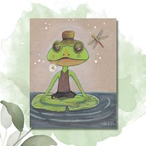 Mein Abschlussprojekt für den Kurs: Gouache: Naturwelten aus der Fantasie malen. Character Design, Painting, Drawing, Children's Illustration, and Gouache Painting project by Claudia Ligendza - 08.26.2023