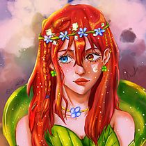 My project for course: Digital Fantasy Portraits with Photoshop. Ilustração tradicional, Desenho, Ilustração digital, Desenho de retrato, Desenho digital, e Pintura digital projeto de arts.sk66 - 27.08.2023
