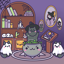 Meu projeto do curso: Design de mundos kawaii: crie ilustrações alegres witch’s house . % Thalia c. Setti de Campos tarafından hazırlanan Karakter Tasarımı, Dijital İllüstras, on, Manga, Geleneksel illüstras, Ve on projesi - 08.24.2023