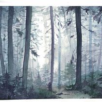 My project for course: Dreamy Watercolor Landscapes: Paint with Light. Un projet de Peinture , et Aquarelle de Teresa Juchnicka - 27.08.2023