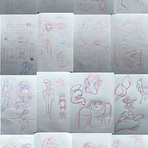 Mi proyecto del curso: Técnicas de dibujo en sketchbook para principiantes. Un progetto di Character design, Bozzetti, Disegno a matita, Disegno e Sketchbook di Gabriel - 26.08.2023