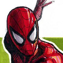 Spider-man: Ilustración para cómics: anatomía de un superhéroe. Ilustração tradicional, Design de personagens, Comic, Desenho a lápis, e Desenho anatômico projeto de Jordi Gamón Blanch - 27.08.2023