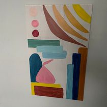 Mi proyecto del curso: Diseño de composiciones de arte abstracto. Un projet de Design , Illustration traditionnelle, Beaux Arts, Design graphique , et Conception numérique de cindy_acevedo_m - 23.08.2023