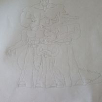 Mi proyecto del curso: Ilustración para cómics: anatomía de un superhéroe. Ilustração tradicional, Design de personagens, Comic, Desenho a lápis, e Desenho anatômico projeto de Carlos M Zamora - 28.08.2023