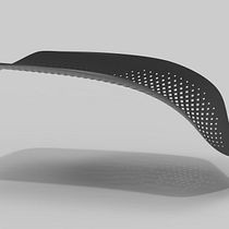 office chair backrest Ein Projekt aus dem Bereich 3D, Architektur, Möbeldesign und - bau, Industriedesign, Innenarchitektur, Produktdesign, 3-D-Modellierung, Digitale Architektur und 3-D-Design von Marc Sapetti - 27.08.2023