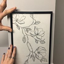 My project for course: Introduction to Tattooing. Projekt z dziedziny Trad, c, jna ilustracja, Projektowanie tatuaż, R i sunek botaniczn użytkownika Monika Jurowska - 28.08.2023