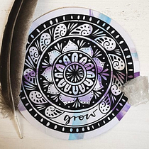 Mein Abschlussprojekt für den Kurs: Mandalas selber machen: Gestalte geometrische Muster. Drawing & Ink Illustration project by kontakt - 06.06.2023