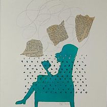 Mi proyecto del curso: Técnicas de bordado experimental sobre papel Ein Projekt aus dem Bereich Bildende Künste, Collage, Stickerei und Textildesign von Sandra - 28.08.2023