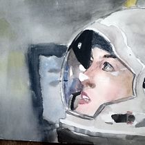Mi proyecto del curso: Cuaderno de retratos en acuarela. Painting, Watercolor Painting, Portrait Drawing, and Sketchbook project by Juan Montejo - 08.28.2023