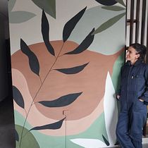 Mi proyecto del curso: Introducción a la pintura mural decorativa Ein Projekt aus dem Bereich Malerei, Urban Art, Digitale Illustration, Malerei mit Acr, l und Dekoratives Malen von Andrea Carola Valverde - 24.08.2023