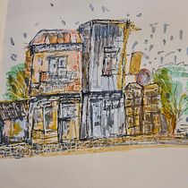 Mój projekt z kursu: Rysunek architektoniczny: kolor i artystyczna ekspresja. Architectural Illustration & Ink Illustration project by Irena Kaleta - 08.28.2023