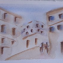 Mi proyecto del curso: Representación arquitectónica en acuarela. Un projet de Illustration traditionnelle, Esquisse , Dessin, Aquarelle, Illustration architecturale , et Carnet de croquis de Yesica Anaya - 28.08.2023