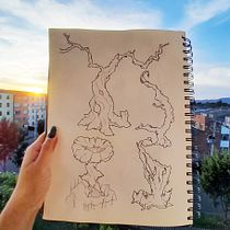 Mi proyecto del curso: Sketching diario como inspiración creativa. Traditional illustration, Sketching, Creativit, Drawing, and Sketchbook project by Katalina Villanueva Arias - 08.13.2023