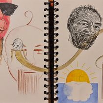 My project for course: Illustration Techniques to Unlock your Creativity. Design, Traditional illustration, Fine Arts, Painting, Creativit, Creating with Kids, and Sketchbook project by sjwsarahjane - 08.25.2023