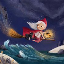 My project for course: Children’s Illustration with Procreate: Paint Magical Scenes. Un progetto di Illustrazione tradizionale, Illustrazione digitale, Illustrazione infantile, Pittura digitale e Albo illustrato di Juliya - 28.08.2023