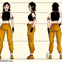 Meu projeto do curso: Desenho de personagens mangá do zero - Model Sheet . Traditional illustration, Character Design, Comic, Pencil Drawing, Drawing, and Manga project by Jean Santos - 08.25.2023