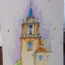Mi proyecto del curso: Dibujo arquitectónico expresivo con marcadores de colores. Sketching, Drawing, Architectural Illustration, Sketchbook & Ink Illustration project by alvarogonzrojas - 08.29.2023