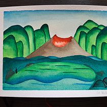 My project for course: Modern Watercolor Techniques: Colors, Dreams, and Emotions. Traditional illustration, Fine Arts, Painting, and Watercolor Painting project by Callie Wheeler - 08.29.2023