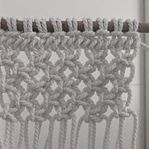 Mi proyecto del curso: Macramé: nudos básicos y complejos. Projekt z dziedziny Projektowanie dodatków, Projektowanie wnętrz,  Dekoracja wnętrz,  Tkactwo, Makrama, Wzornictwo tekst i liów użytkownika nataxa_bb - 29.08.2023