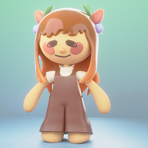 My project for course: Kawaii Character Creation in 3D with Blender Ein Projekt aus dem Bereich Traditionelle Illustration, Design von Figuren, Digitale Illustration, 3-D-Modellierung und Manga von squarebrain - 29.08.2023