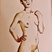 Mi proyecto del curso: Figura humana en acuarela. Un progetto di Pittura ad acquerello di Lucía Boronat - 30.08.2023