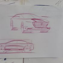 My project for course: Car Design sketching. Design, Industrial Design, Product Design, and Sketching project by Kerem Özkan - 08.30.2023