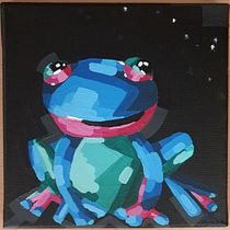 My project for course: Stylized Acrylic Painting: Explore Color and Shape. Painting, Acr, and lic Painting project by fredda - 08.30.2023