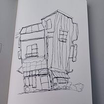 My project for course: Expressive Architectural Sketching with Colored Markers. Sketching, Drawing, Architectural Illustration, Sketchbook & Ink Illustration project by wayne_southwell - 08.30.2023