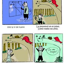 Mi proyecto del curso: Viñetas ilustradas: historias que traspasan la pantalla. Fine Arts, Comic, Drawing, Stor, telling, Stor, and board project by Gloria Candioti - 08.29.2023
